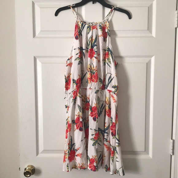 Hibiscus 🌺 print summer dress! - Picture 1 of 4